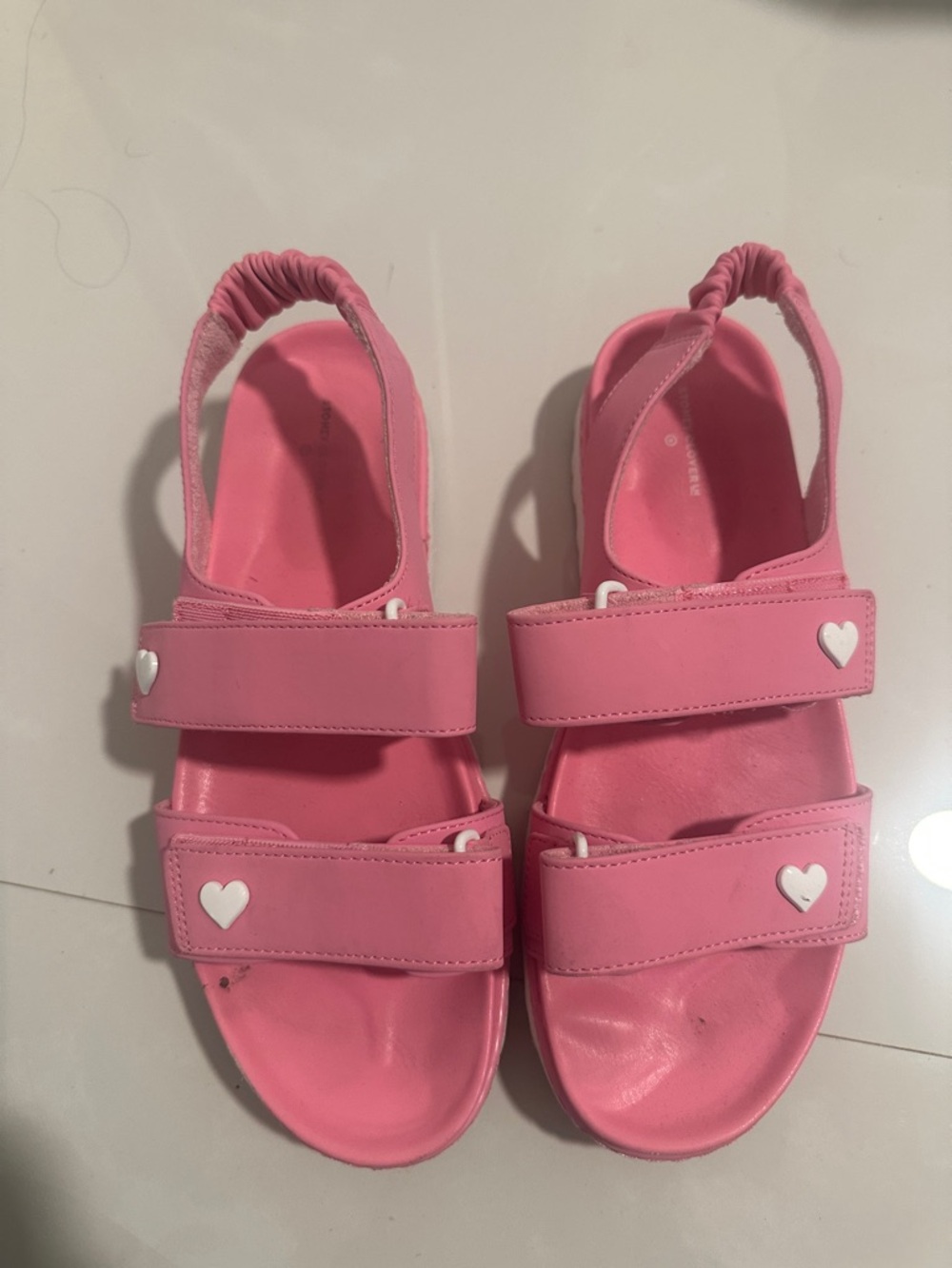 Stoney Clover Lane x Target Pink Heart Strap Sandals
